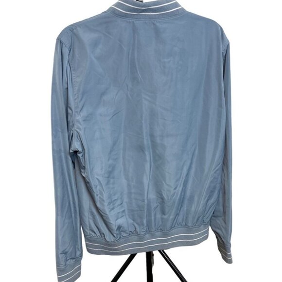 Hollister Size Large Polyester Windbreaker Military Bomber Waterproof Jacket - Picture 3 of 7